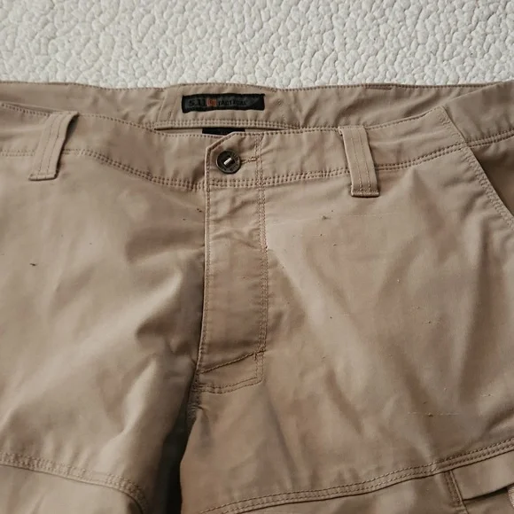 511 Tactical Apex 11" Khaki Cargo Shorts Cotton Blend Hiking Flex-tac Gorpcore - Picture 2 of 9